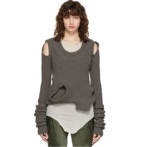 Rick Owens Banana Knit Dust Sweater